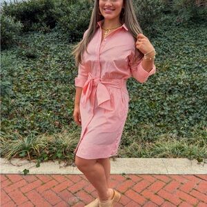 Gretchen Scott Wash And Wear Breezy Blouson Stripe Dress